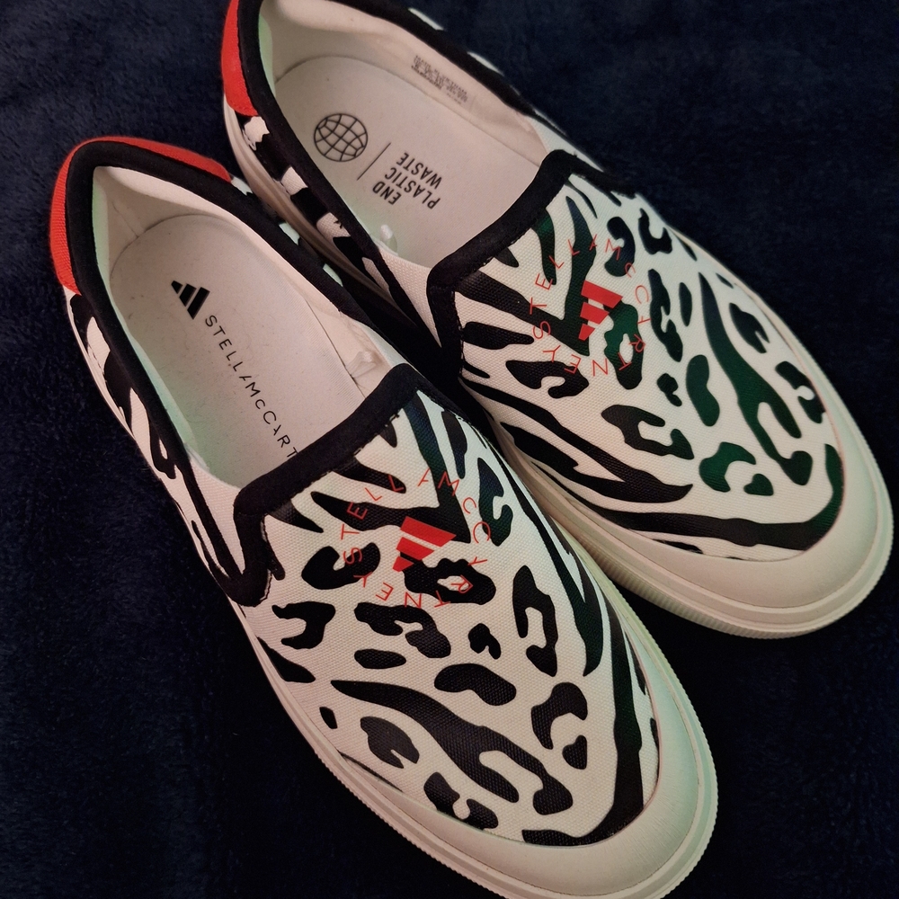 Adidas by Stella McCartney Black and White Sneakers